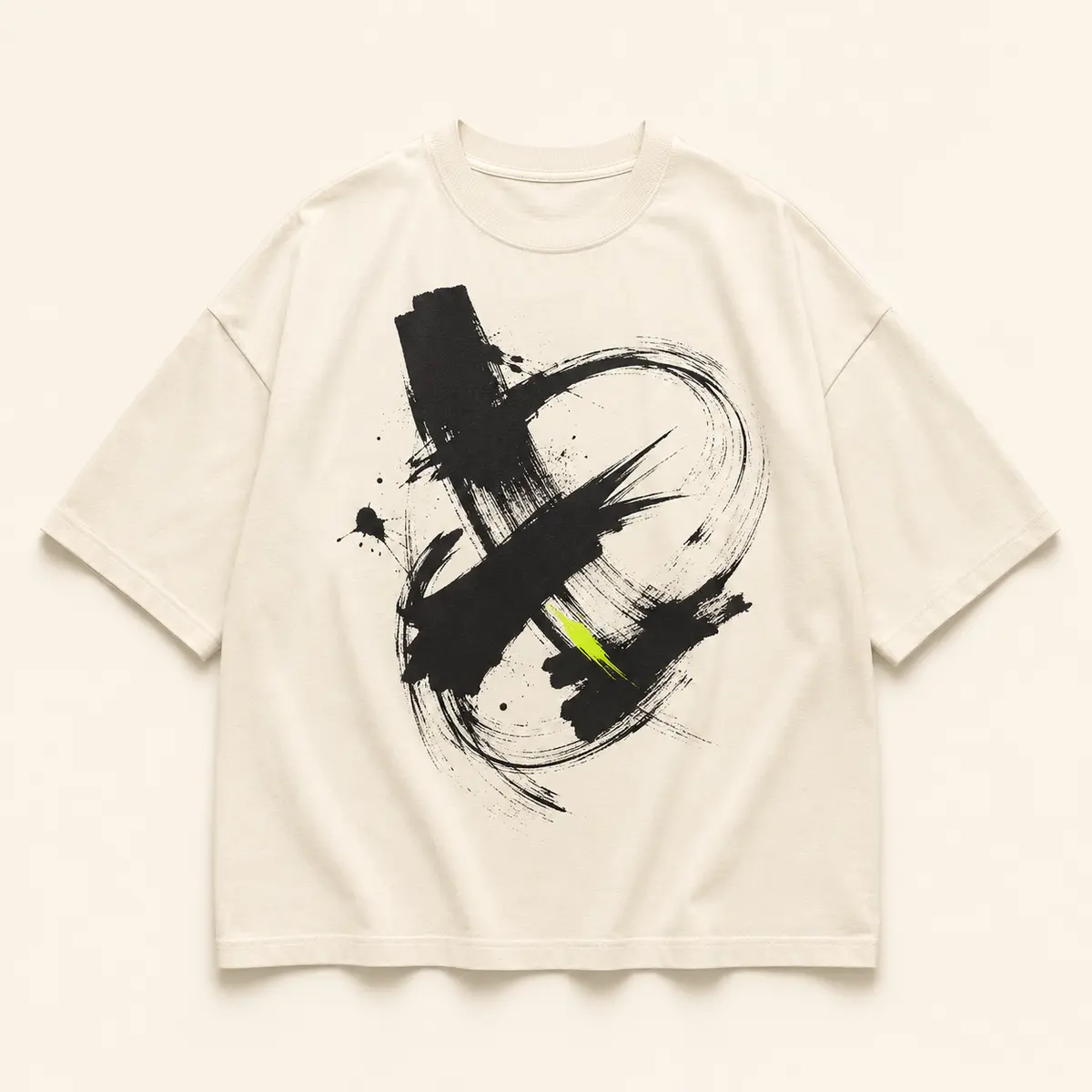 T-shirt ivoire TOUBLAB Wave Culture