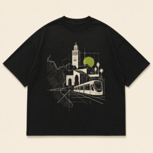 Casa Summer Grid — T-shirt oversize