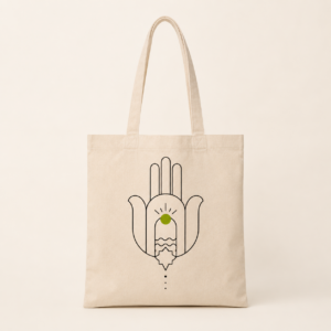 Khamsa Line — Tote bag minimaliste