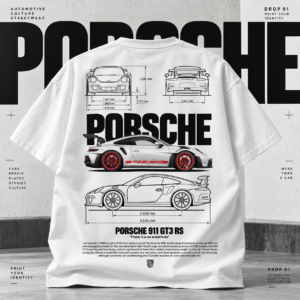 T-shirt Porsche 911 GT3 RS — Blueprint Streetwear Edition