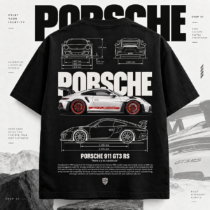 T-shirt Porsche 911 GT3 RS — Blueprint Streetwear Edition